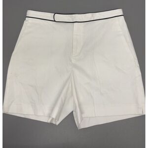Y2K Ralph‎ Lauren Golf  White Navy Trim Athletic Shorts Size 8 #36